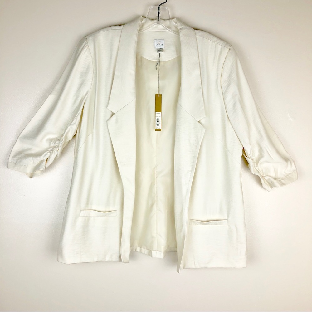LC Lauren Conrad {new} Boyfriend Blazer Cream
